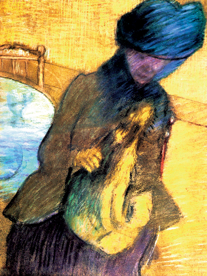  埃德加·德加 Edgar Degas—— 玛丽·卡萨特与小狗